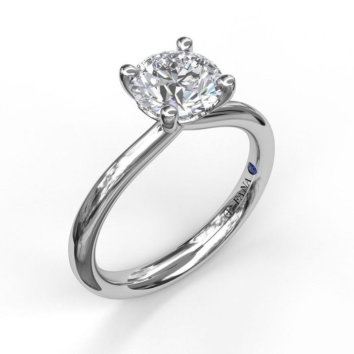 Timeless Solitaire Engagement Ring Setting