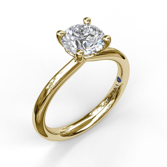 Timeless Solitaire Engagement Ring Setting