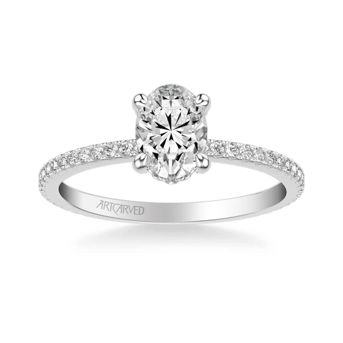 Chelsea Classic Side Stone Engagement Ring Setting