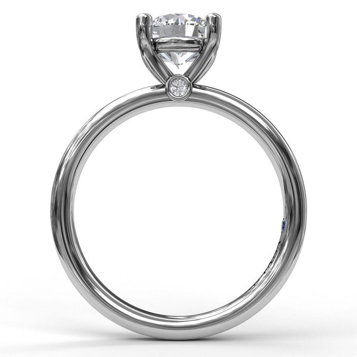 Classic Solitaire Engagement Ring Setting