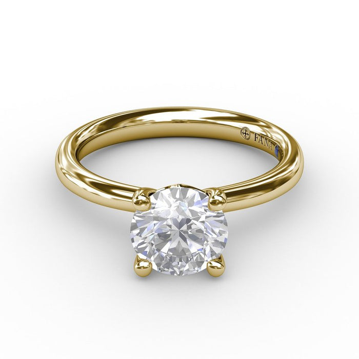 Timeless Solitaire Engagement Ring Setting