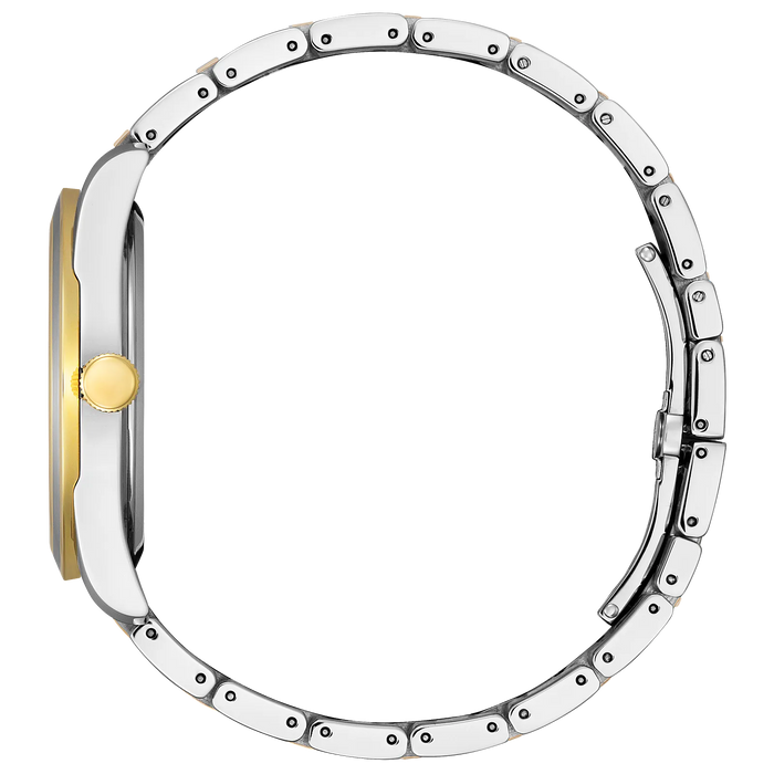 Citizen Arezzo Eco-Drive Watch, Two-Tone with White Dial