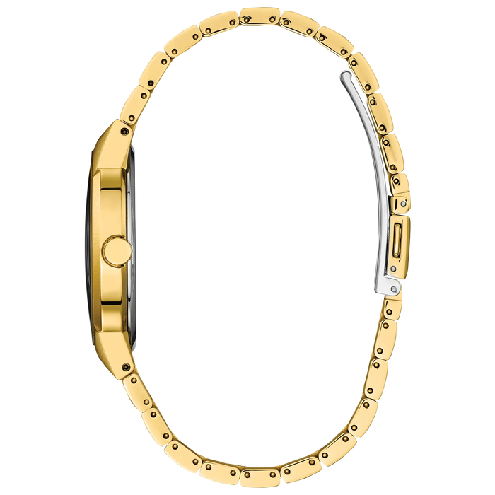 Citizen Axiom Eco-Drive Watch, Gold-Tone with Black Dial