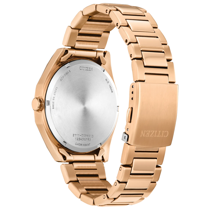 Citizen Odyn Eco-Drive Watch, Rose Gold-Tone with Green Dial