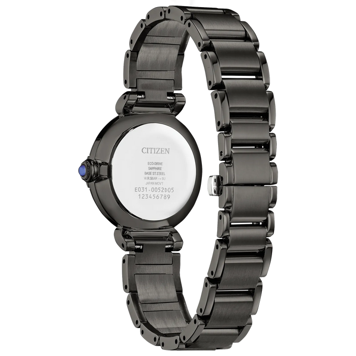Citizen L Mae Eco-Drive Watch, Gray with Gradient Blue Dial and Diamond Accents