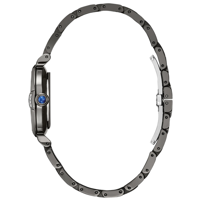 Citizen L Mae Eco-Drive Watch, Gray with Gradient Blue Dial and Diamond Accents