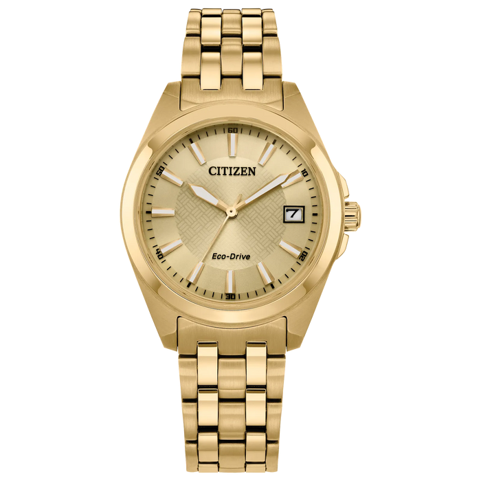 Citizen Peyten Eco-Drive Watch, Gold-Tone with Champagne Dial