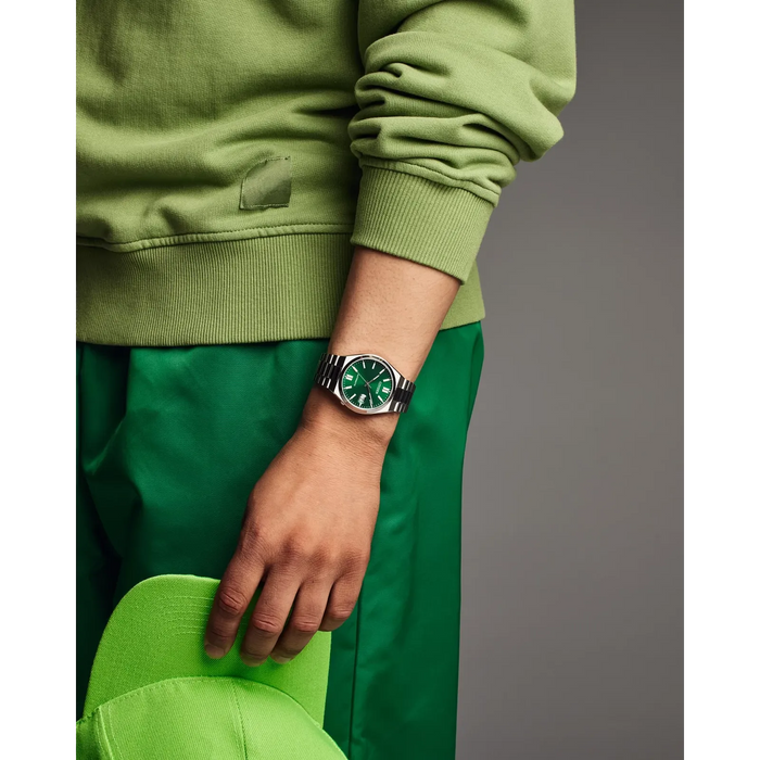 Citizen Tsuyosa Automatic Watch, Silver-Tone with Green Dial