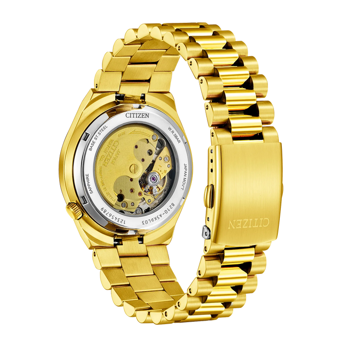 Citizen Tsuyosa Automatic Watch, Gold-Tone with Green Dial