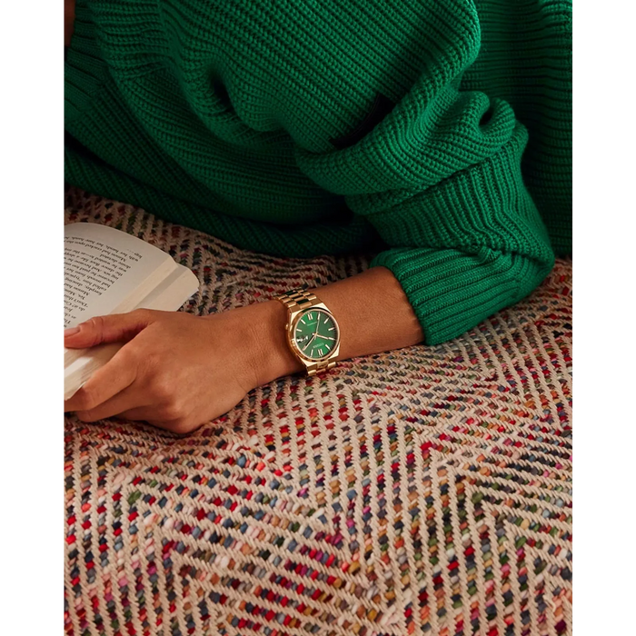 Citizen Tsuyosa Automatic Watch, Gold-Tone with Green Dial