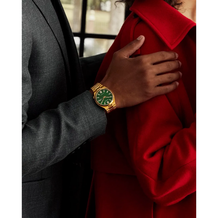 Citizen Tsuyosa Automatic Watch, Gold-Tone with Green Dial
