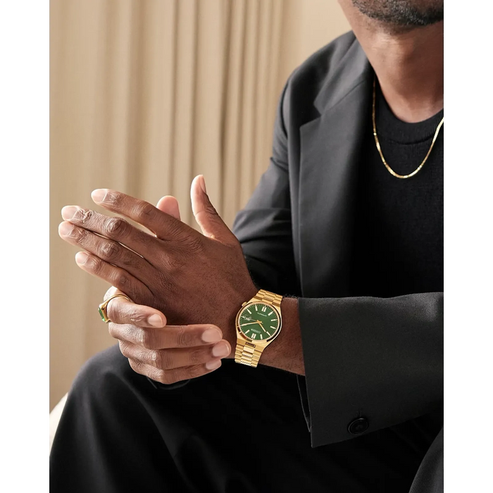 Citizen Tsuyosa Automatic Watch, Gold-Tone with Green Dial