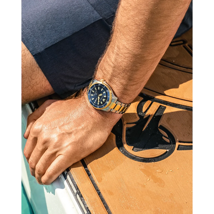 Citizen Promaster Dive Automatic Watch, Two-Tone with Blue Dial