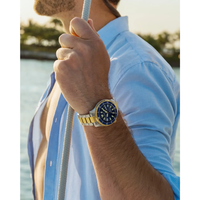 Citizen Promaster Dive Automatic Watch, Two-Tone with Blue Dial