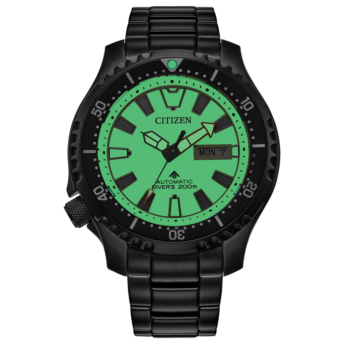Citizen Promaster Dive Automatic Watch, Black with Fully Luminous Dial