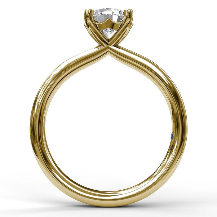 Timeless Solitaire Engagement Ring Setting