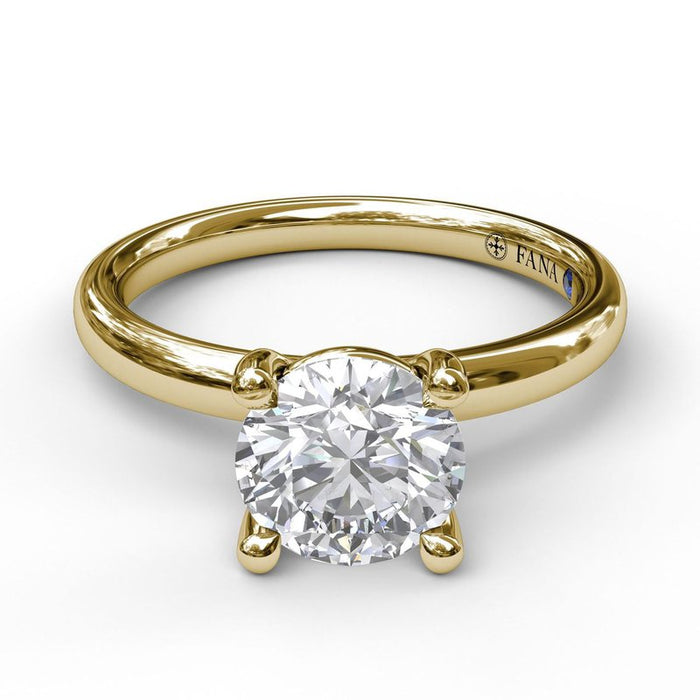 Classic Solitaire Engagement Ring Setting
