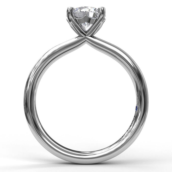 Timeless Solitaire Engagement Ring Setting