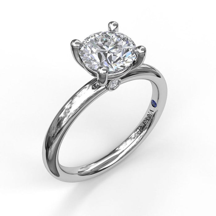 Classic Solitaire Engagement Ring Setting