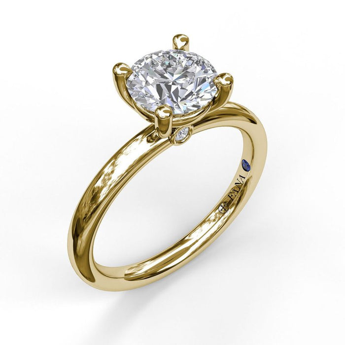 Classic Solitaire Engagement Ring Setting