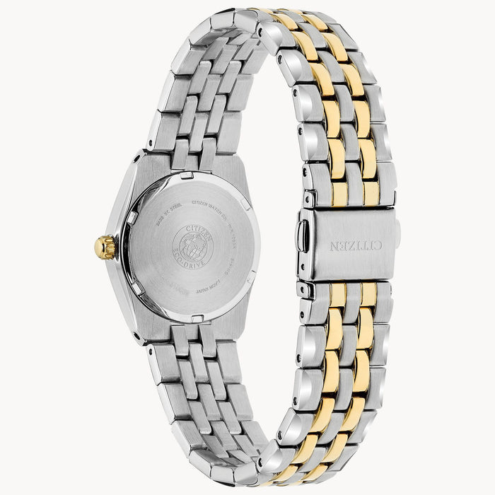 Citizen Corso Eco-Drive Watch, Two-Tone with Blue Dial