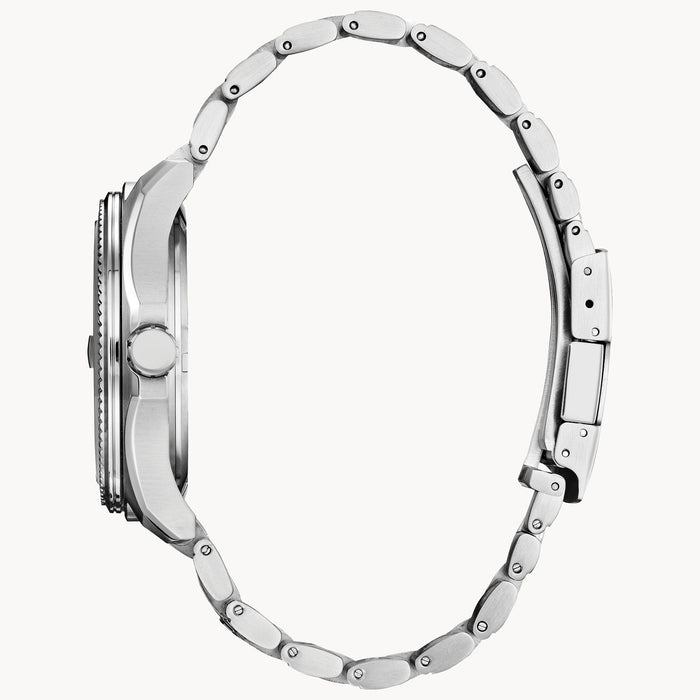 Citizen Corso Eco-Drive Watch, Silver-Tone with Blue Dial