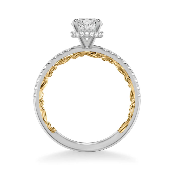 Brianne Classic Side Stone Engagement Ring Setting