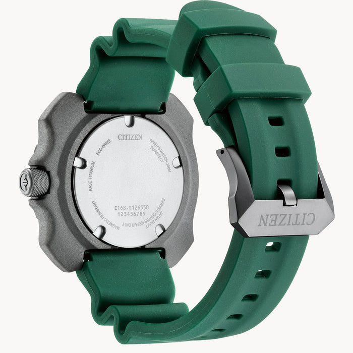 Citizen Promaster Dive Eco-Drive Watch, Green Camo Dial with Polyurethane Strap