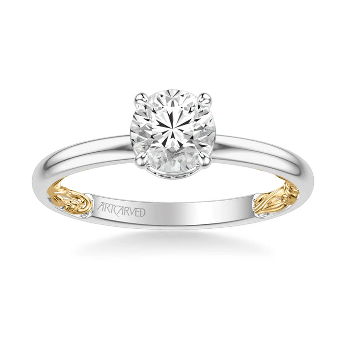 Aileen Classic Solitaire Engagement Ring Setting