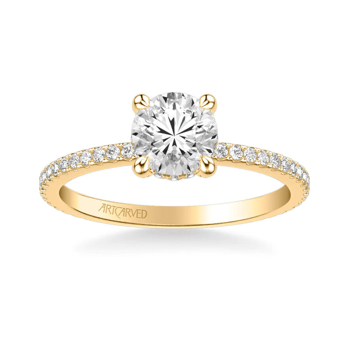 Chelsea Classic Side Stone Engagement Ring Setting