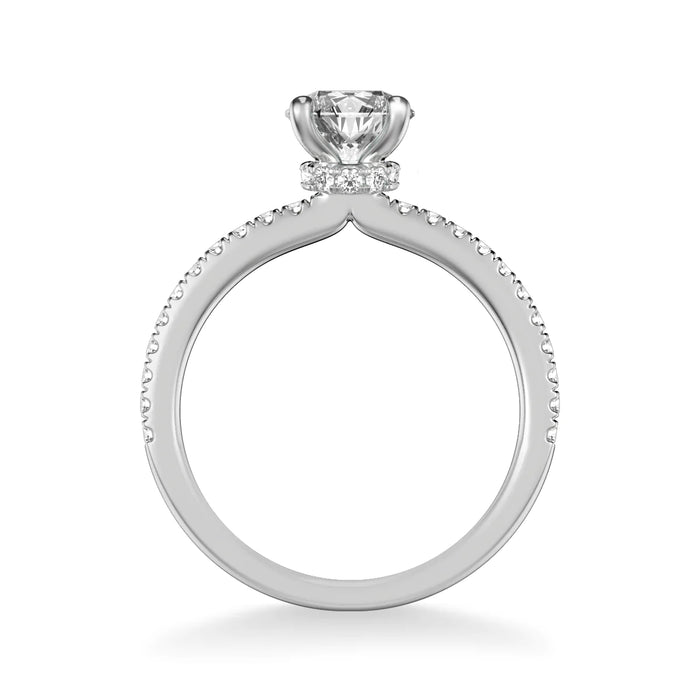 Sybil Classic Side Stone Engagement Ring Setting