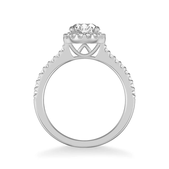 Layla Classic Round Halo Engagement Ring Setting