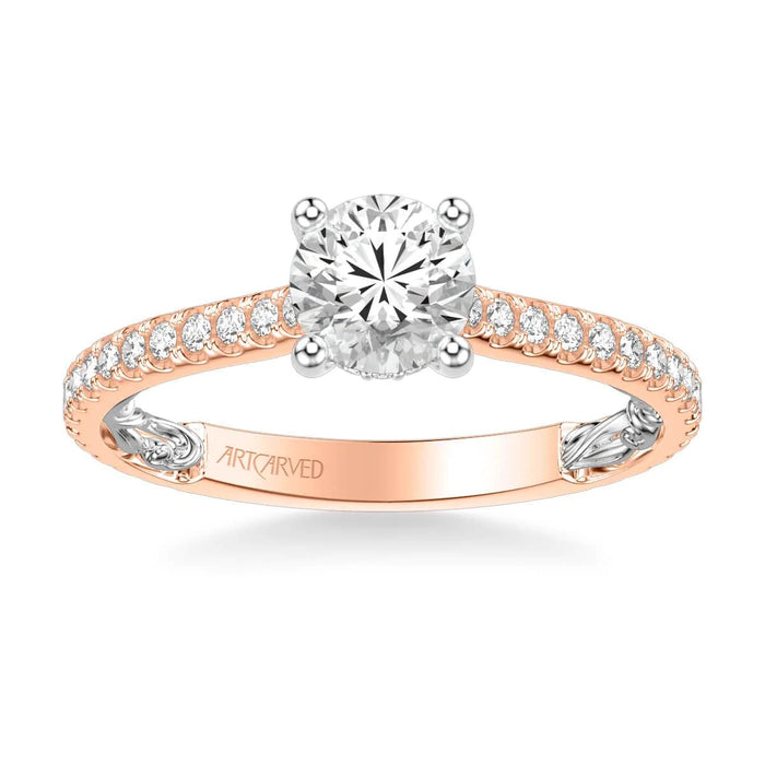 Sonya Classic Side Stone Engagement Ring Setting