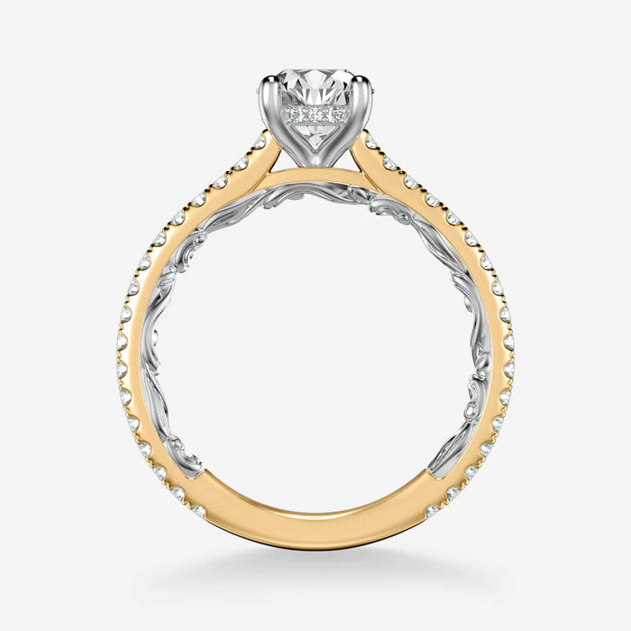 Sonya Classic Side Stone Engagement Ring Setting